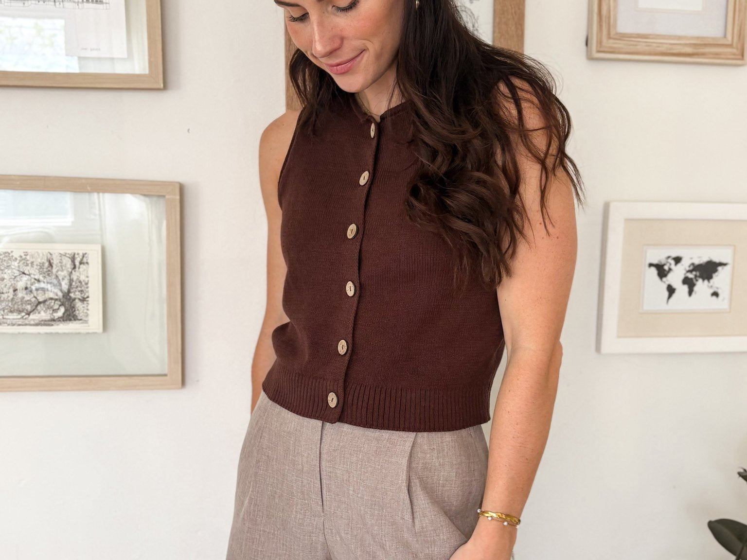 The Linda High Waisted Wide Leg Trouser Shorts - Love and Lee Apparel