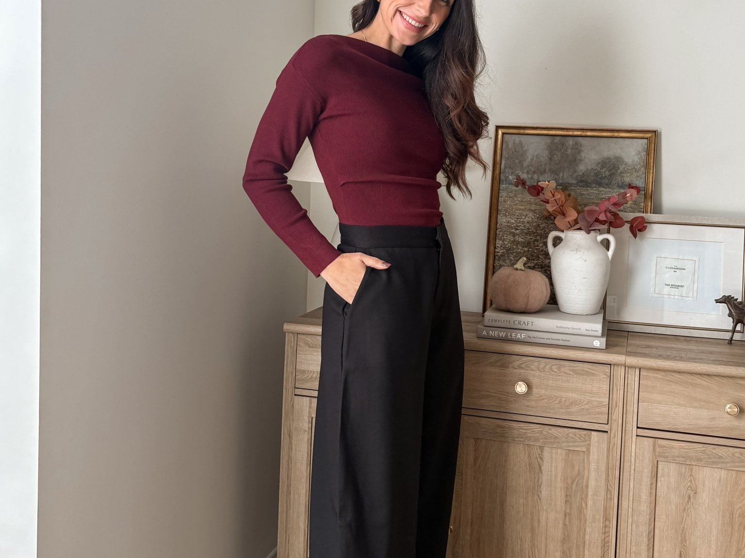 The 'Simmering Spices' High Waist Wide Leg Pants - Love and Lee Apparel