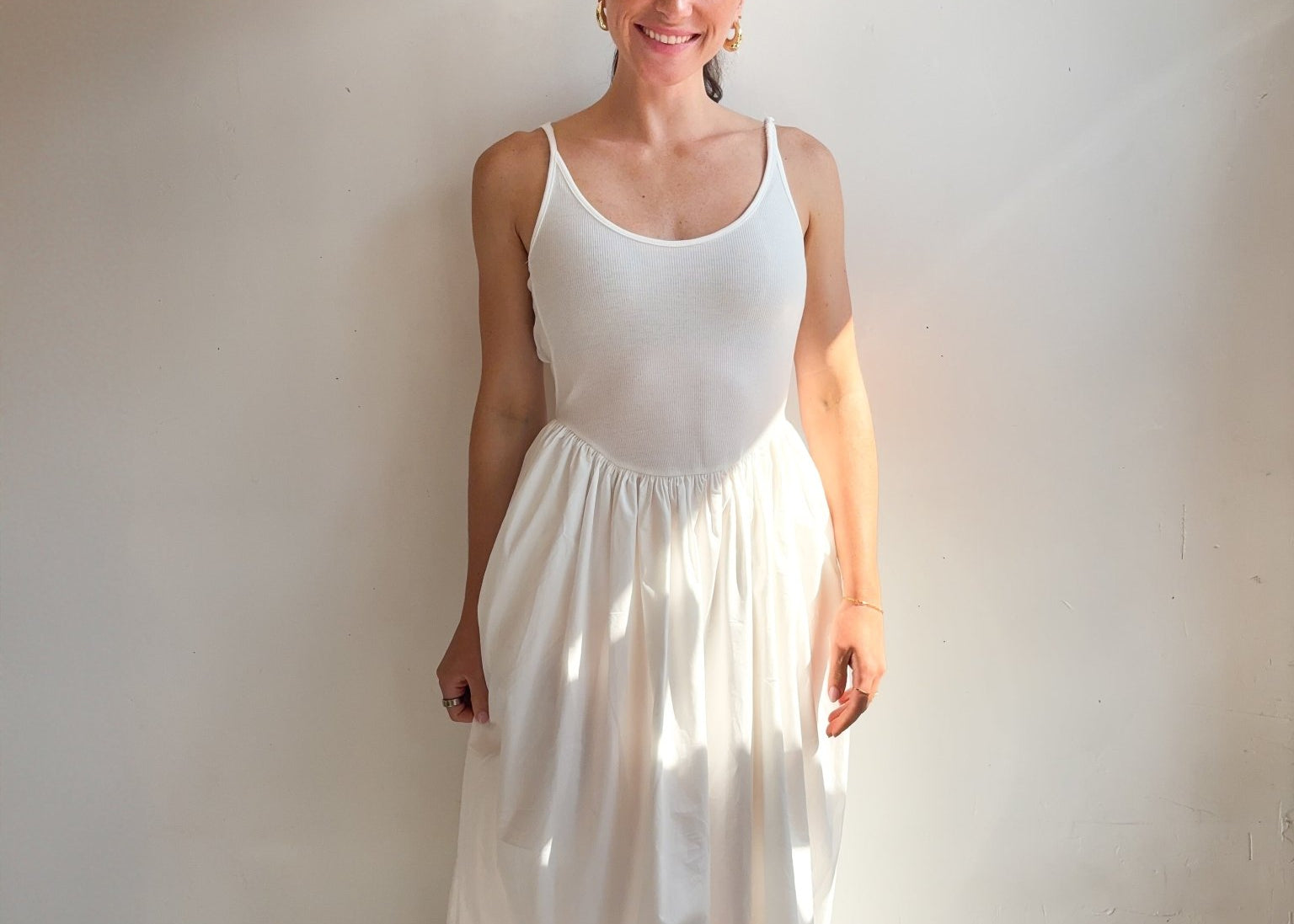 The Paige Drop Waist Cami Midi Dress - Love and Lee Apparel