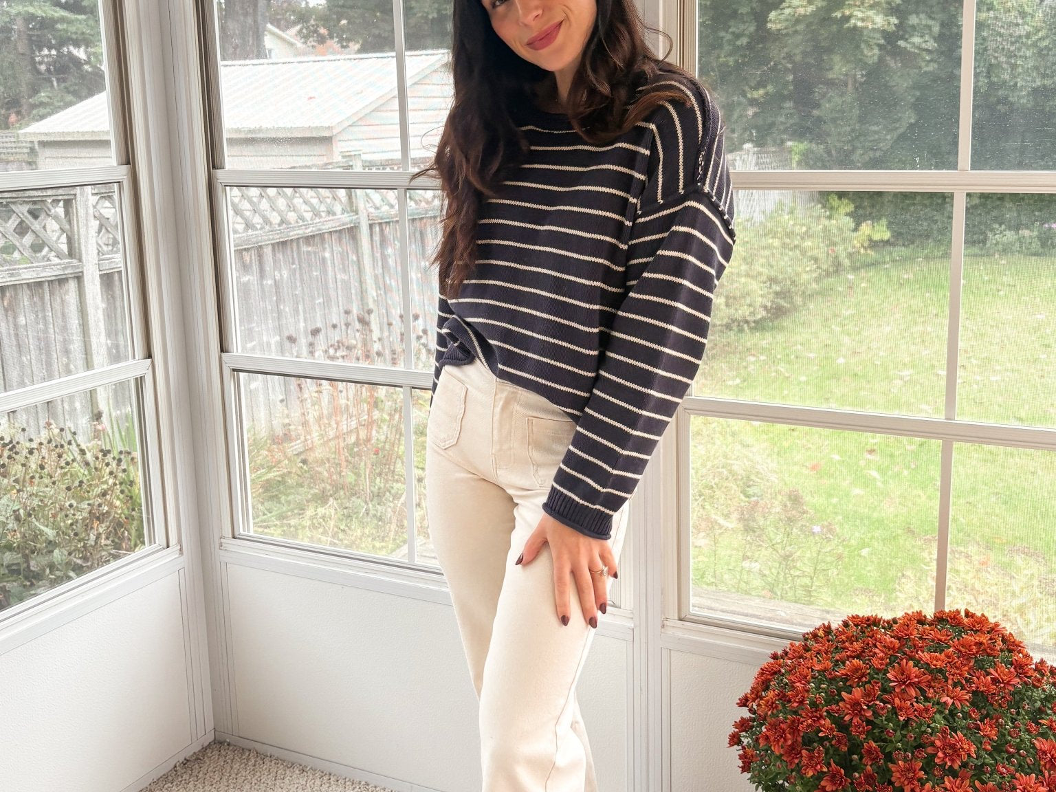 The Pearl Front Pocket Wide Leg Denim Pants - Love and Lee Apparel