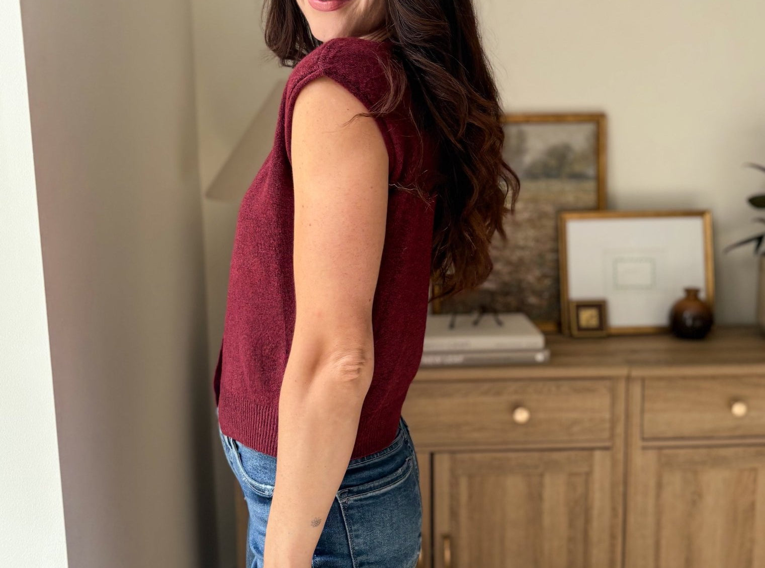 Cobblestone Street Cap Sleeve Sweater - Love and Lee Apparel