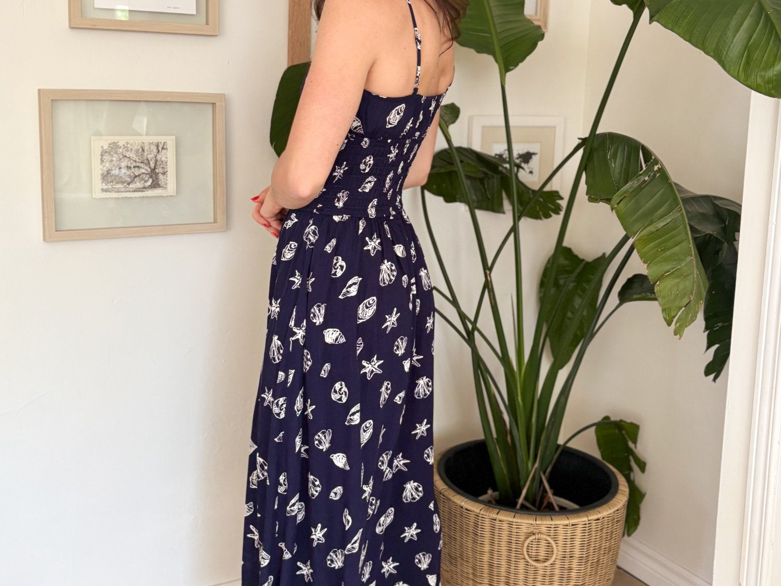 The Mia Coastal Patterned Dress - Love and Lee Apparel
