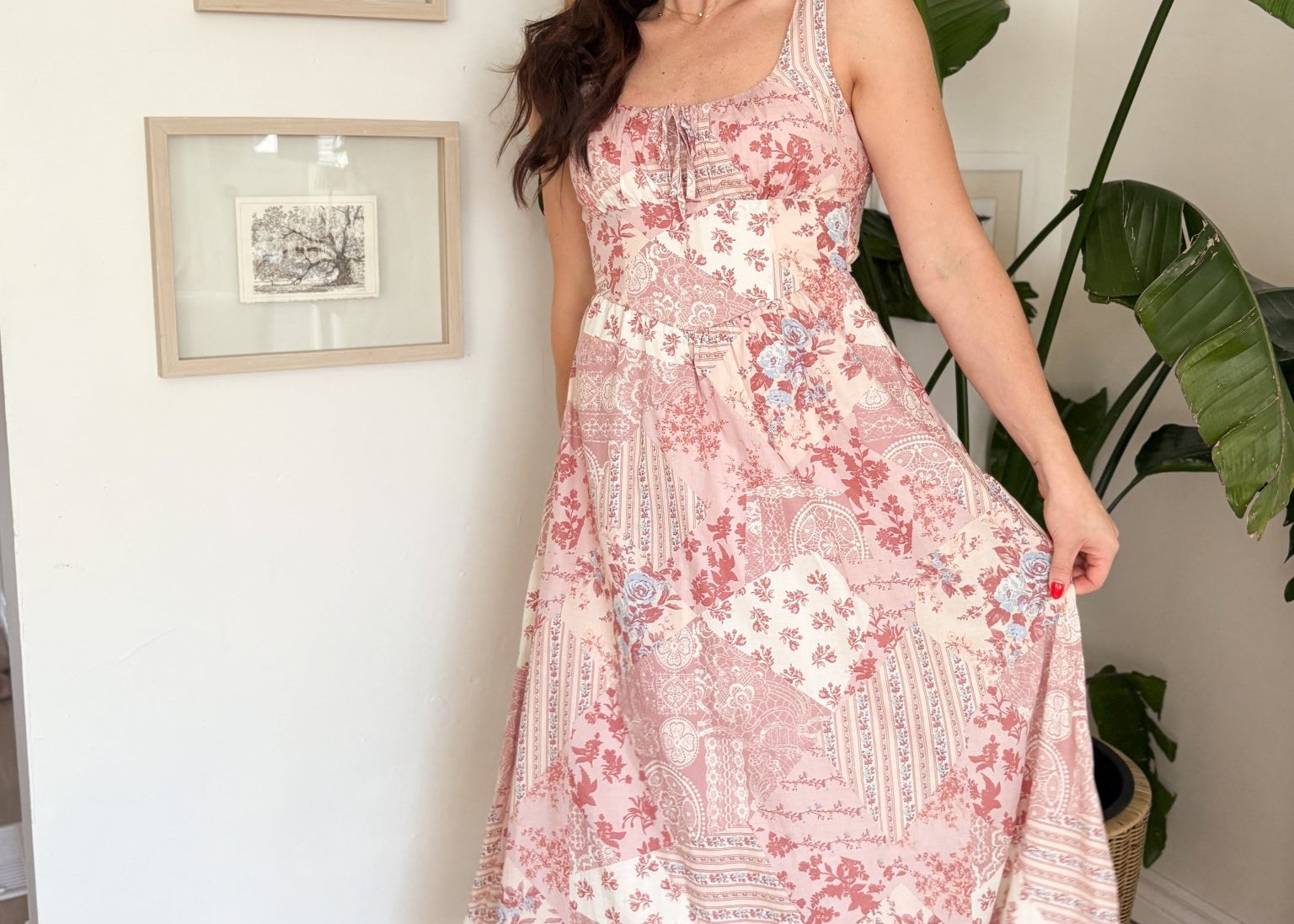 The Piper Pink Midi Dress - Love and Lee Apparel