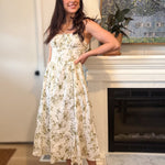 Mia Floral Midi Dress - Love and Lee Apparel