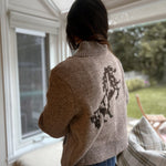 The Cotswold Jacquard Collared Zip-Up Knit Cardigan - Love and Lee Apparel