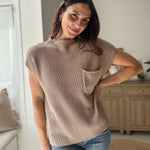 The 'Cozy to Cocktail' Mock Neck Short Sleeve Sweater - Love and Lee Apparel