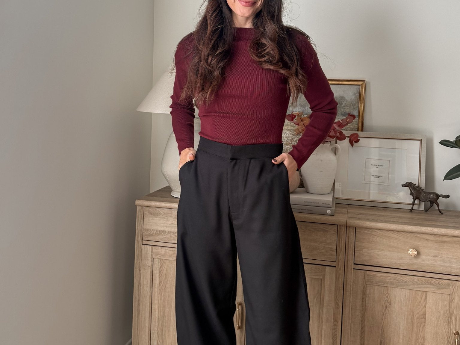 The 'Simmering Spices' High Waist Wide Leg Pants - Love and Lee Apparel