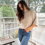 'Ithaca' 1/2 Sleeve Mockneck Shirt - Love and Lee Apparel