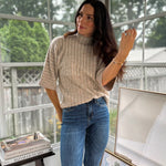 'Ithaca' 1/2 Sleeve Mockneck Shirt - Love and Lee Apparel