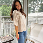 'Ithaca' 1/2 Sleeve Mockneck Shirt - Love and Lee Apparel