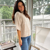 'Ithaca' 1/2 Sleeve Mockneck Shirt - Love and Lee Apparel