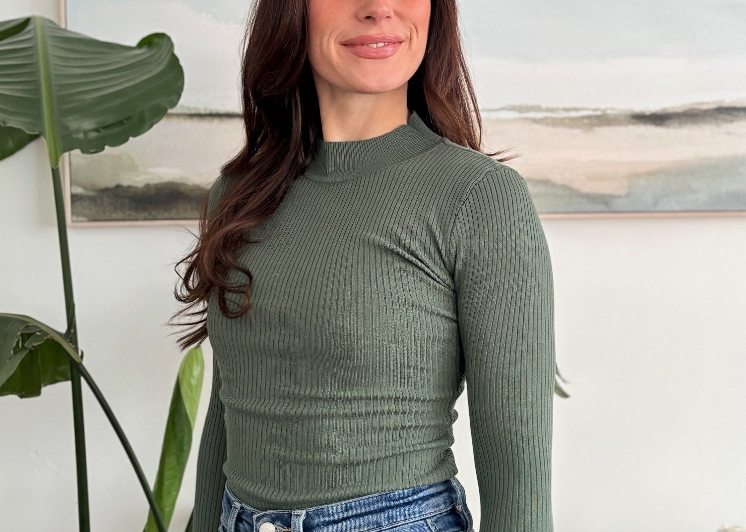 Hollie Stretch Ribbed Bodysuit - Love and Lee Apparel