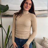 Daniella Turtleneck Ribbed Top - Love and Lee Apparel