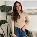 Daniella Turtleneck Ribbed Top - Love and Lee Apparel