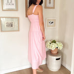 The Aubrey Pink Midi Dress - Love and Lee Apparel