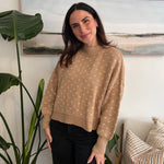 With Heart Drop Shoulder Sweater - Love and Lee Apparel