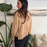 With Heart Drop Shoulder Sweater - Love and Lee Apparel
