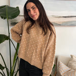 With Heart Drop Shoulder Sweater - Love and Lee Apparel