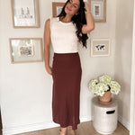 The Winnie Full Mid Length Skirt - Love and Lee Apparel