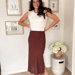 The Winnie Full Mid Length Skirt - Love and Lee Apparel