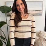 Winona Ribbed Roundneck Top - Love and Lee Apparel