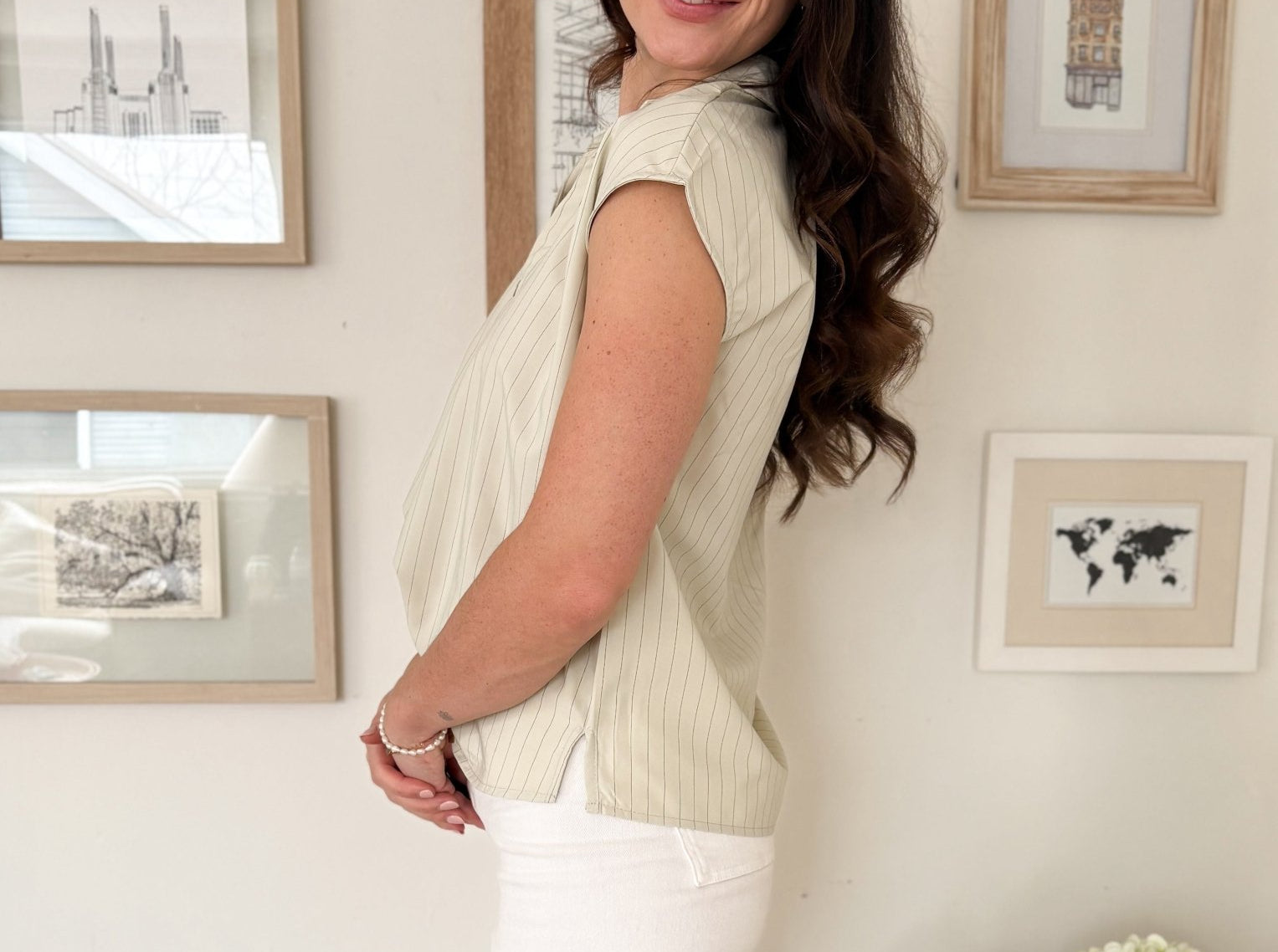 The Nova Short Sleeve Blouse - Love and Lee Apparel