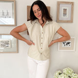 The Nova Short Sleeve Blouse - Love and Lee Apparel