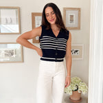 The Nellie Button Up Vest - Love and Lee Apparel