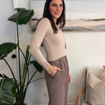 Tabby Pinstripe Trousers - Love and Lee Apparel