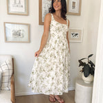 Mia Floral Midi Dress - Love and Lee Apparel
