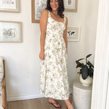 Mia Floral Midi Dress - Love and Lee Apparel