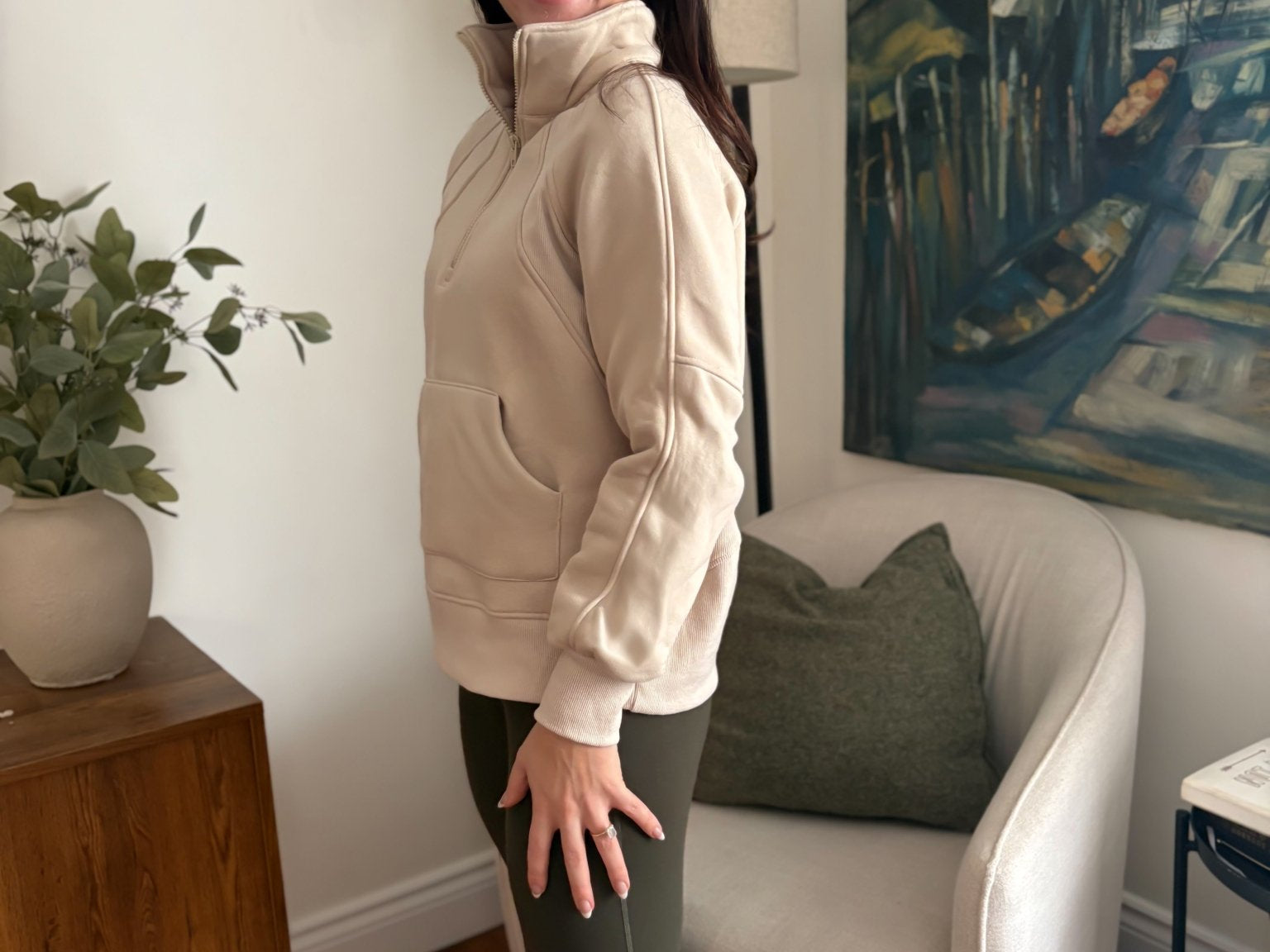 Zoey 1/4 Zip Fleece Sweater - Love and Lee Apparel