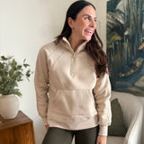 Zoey 1/4 Zip Fleece Sweater - Love and Lee Apparel