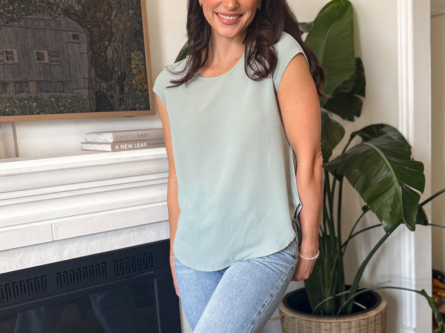 Hawlly Short Sleeve Blouse - Love and Lee Apparel