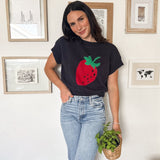 Strawberry Picking Knit T-Shirt - Love and Lee Apparel