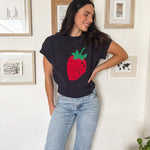 Strawberry Picking Knit T-Shirt - Love and Lee Apparel