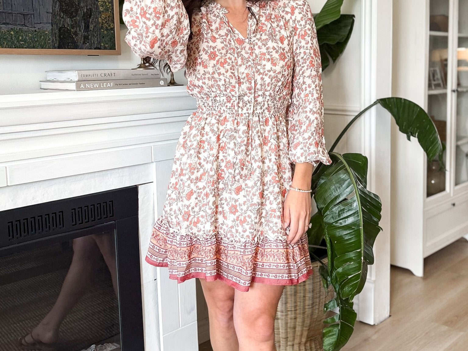 Dessert Rose Long Sleeve Cocktail Dress - Love and Lee Apparel