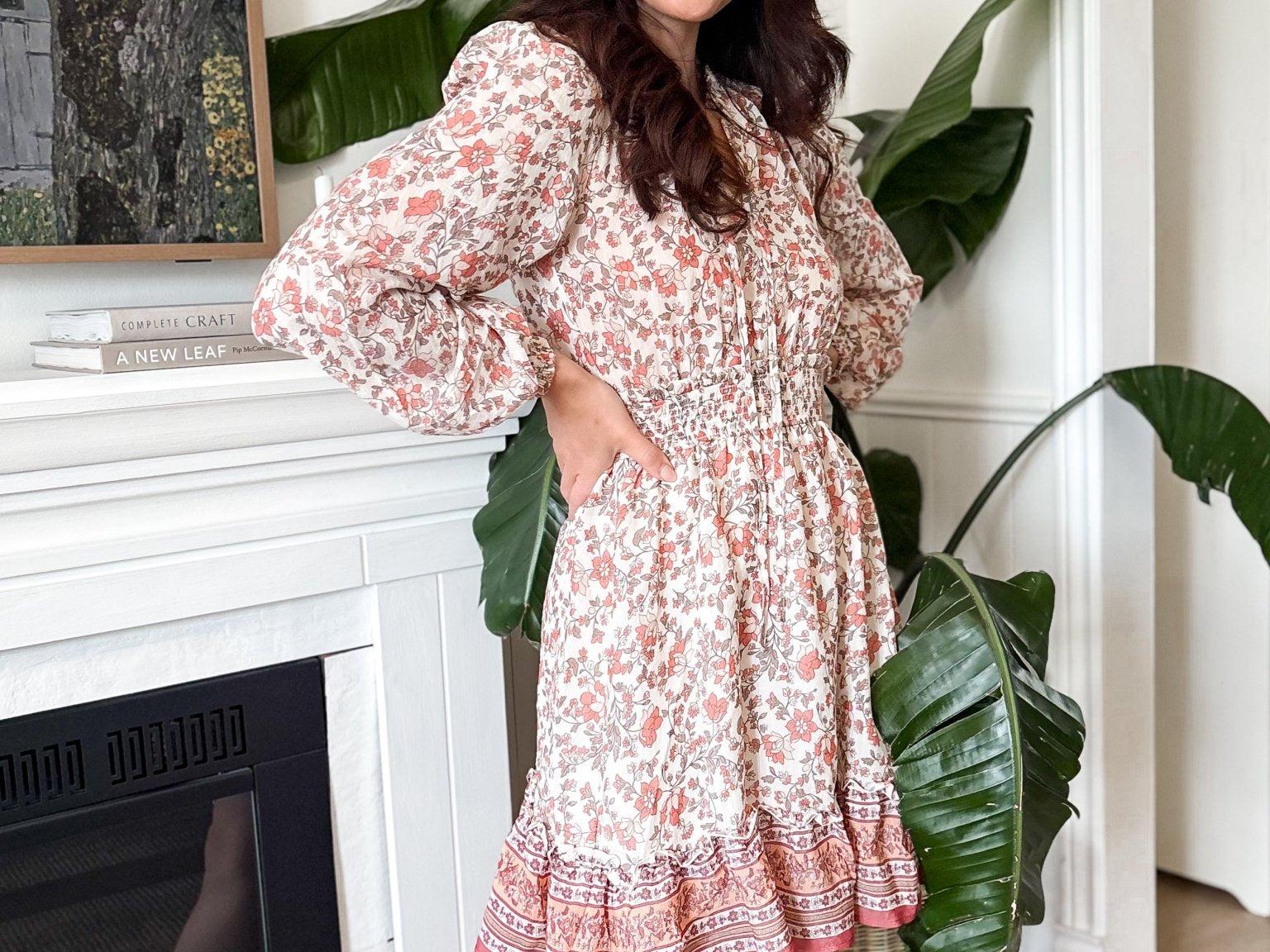Dessert Rose Long Sleeve Cocktail Dress - Love and Lee Apparel
