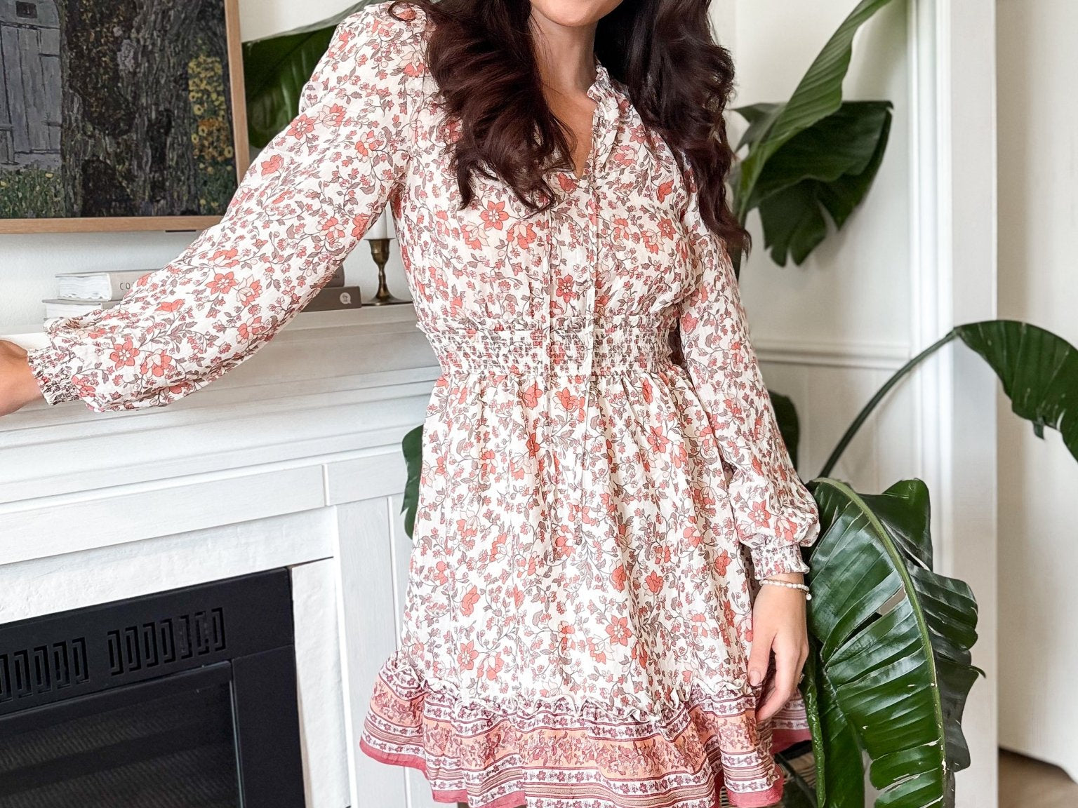Dessert Rose Long Sleeve Cocktail Dress - Love and Lee Apparel