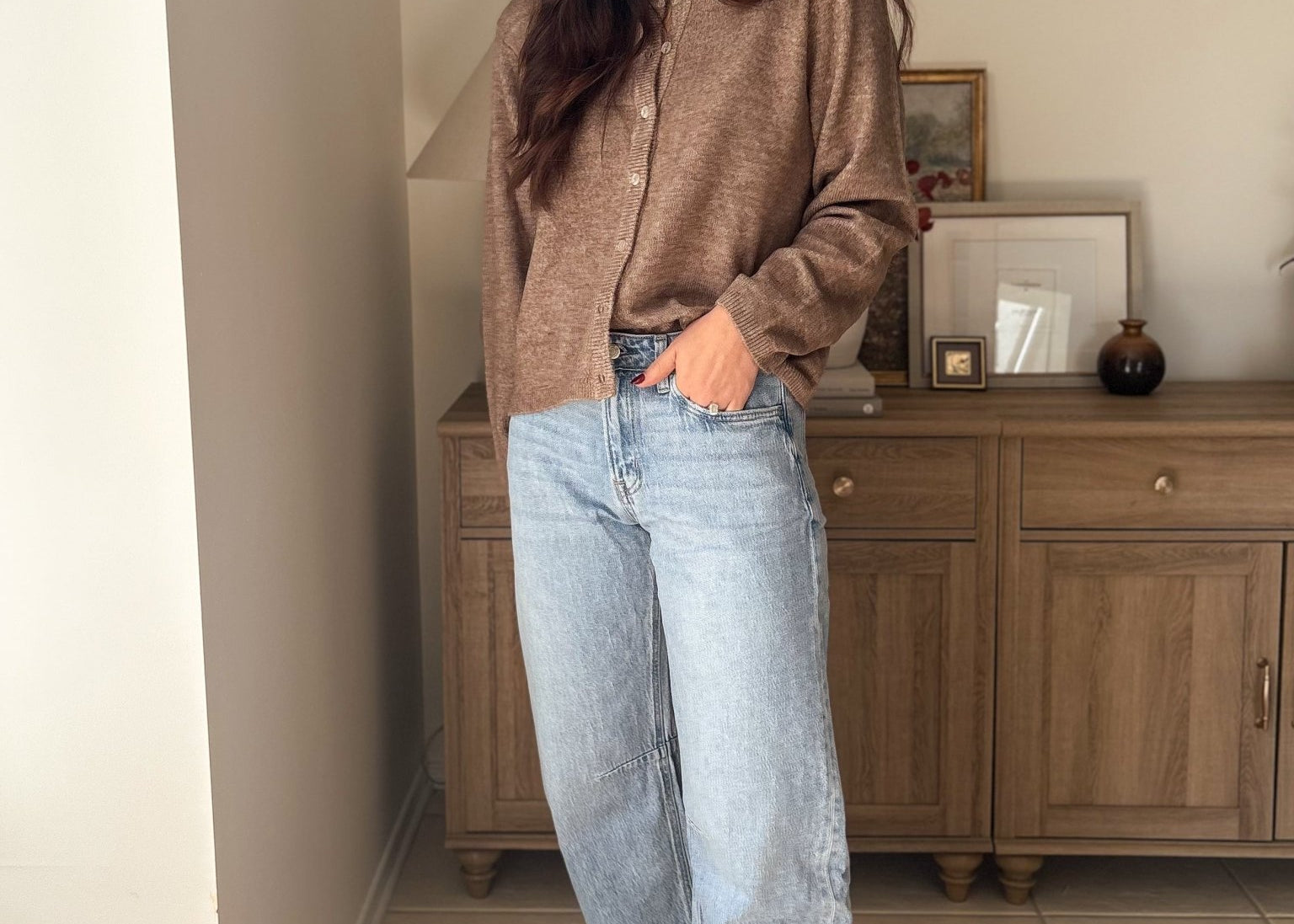 The Kate High Rise Wide Leg Barrel Jean - Love and Lee Apparel