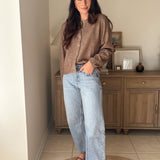 The Kate High Rise Wide Leg Barrel Jean - Love and Lee Apparel