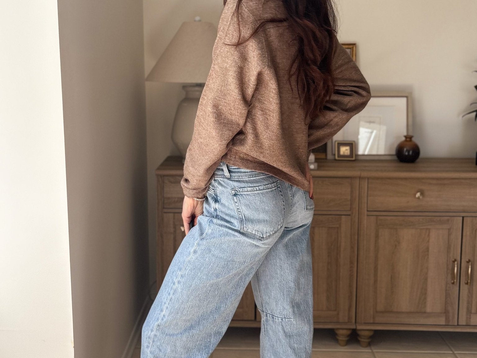The Kate High Rise Wide Leg Barrel Jean - Love and Lee Apparel