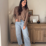 The Kate High Rise Wide Leg Barrel Jean - Love and Lee Apparel