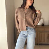 The Caribou Long Sleeve O-Neck Knit Cardigan - Love and Lee Apparel