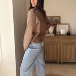 The Caribou Long Sleeve O-Neck Knit Cardigan - Love and Lee Apparel