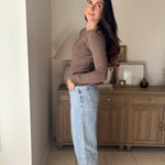 The Fallon O-Neck Long Sleeve Top - Love and Lee Apparel