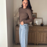 The Fallon O-Neck Long Sleeve Top - Love and Lee Apparel