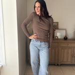 The Fallon O-Neck Long Sleeve Top - Love and Lee Apparel
