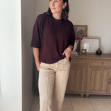 The Port Royale 3/4 Sleeve Knit Pullover Sweater - Love and Lee Apparel