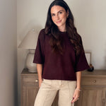 The Port Royale 3/4 Sleeve Knit Pullover Sweater - Love and Lee Apparel